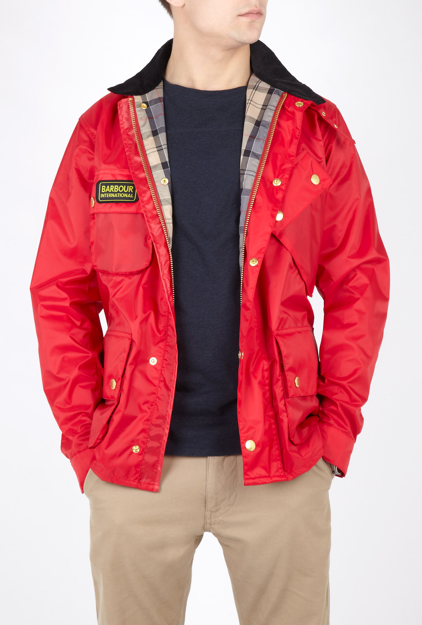 Red Nylon Jackets 117