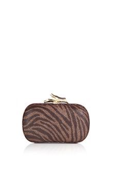 Diane Von Furstenberg Lyton Zebra Small Clutch - Lyst