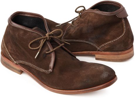 hh brown chukka boot