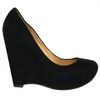 L.a.m.b. Plum Covered Platform Wedges in Purple (plum) - Lyst