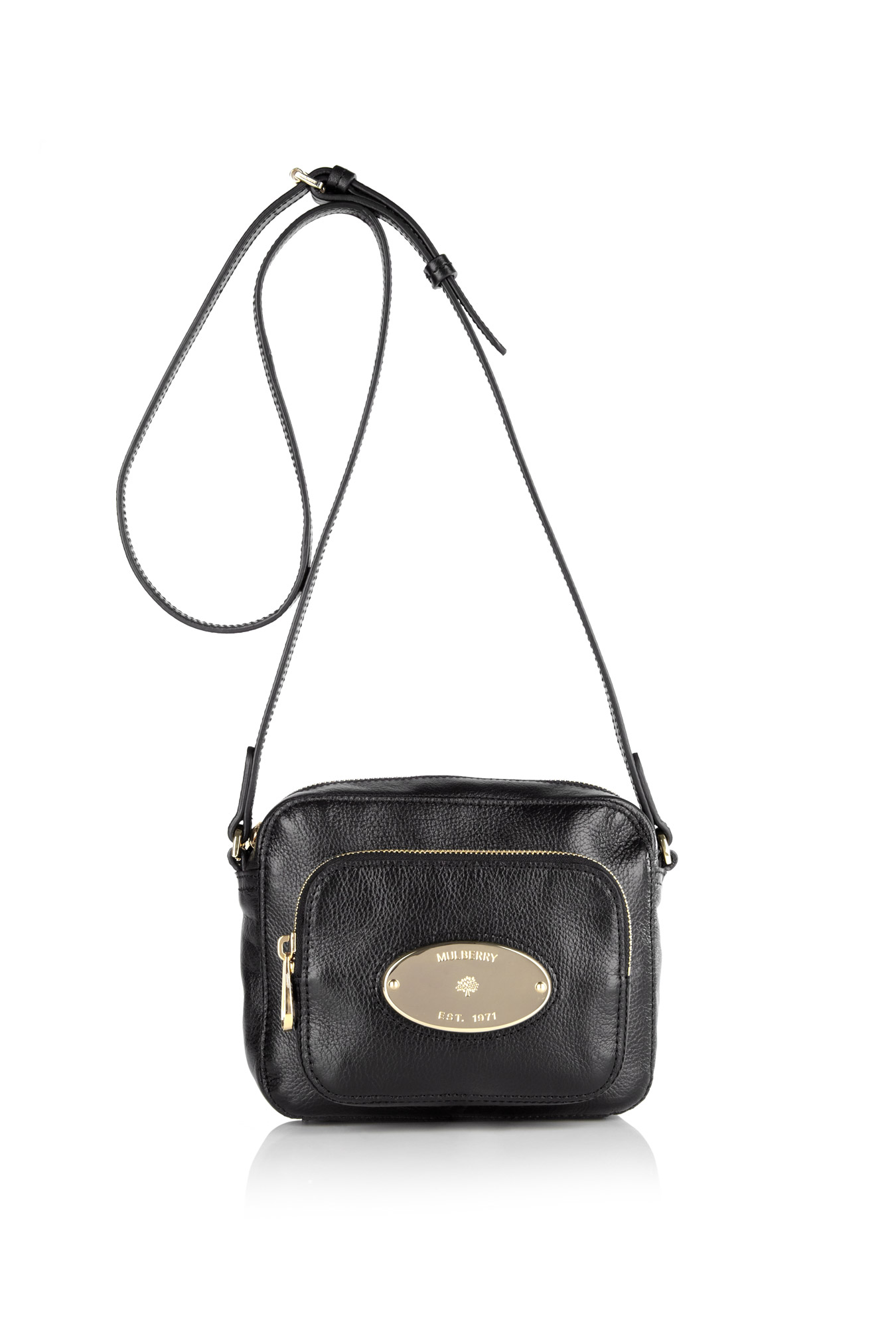 Mulberry Black Gracie Cross Body Bag in Black | Lyst