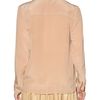 Pas Pour Toi Crepe Shirt in Beige - Lyst