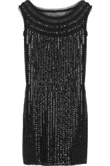 Philosophy di Alberta Ferretti Sequin-embellished Mesh Dress