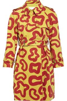 See By Chloé Printed Cotton Trench Coat - Lyst