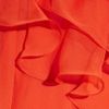 Halston Ruffletier Silkchiffon Dress in Orange - Lyst