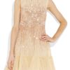 Red Valentino Sequinembellished Tulle Dress in Pink (cream)