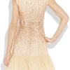 Red Valentino Sequinembellished Tulle Dress in Pink (cream)
