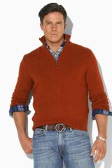 Polo Ralph Lauren Lambswool Half-zip Sweater