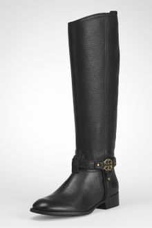 Tory Burch Tumbled Leather Elle Boot - Lyst