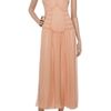Alberta Ferretti Silkchiffon Bodice Dress in Orange - Lyst