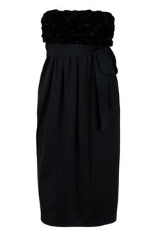 Giambattista Valli Strapless Silk Bustier Dress - Lyst