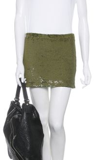 Haute Hippie Sequined Mini Skirt - Lyst