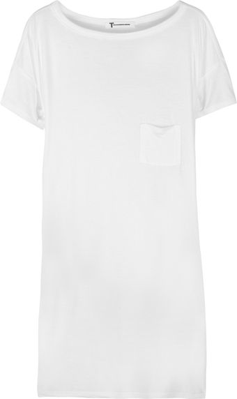 T By Alexander Wang Jersey T-shirt Mini Dress - Lyst