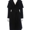 Max Mara Belted Coat in Black - Lyst