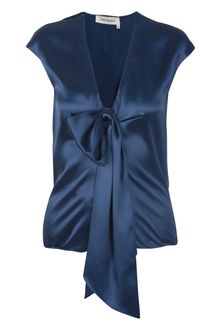 Yves Saint Laurent Bow Front Top - Lyst