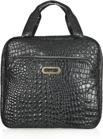 Jimmy Choo Tone Crocodile-effect Leather Shoe Case - Lyst