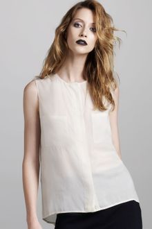 The Row Cooper Semi-sheer Top - Lyst