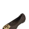 Tory Burch Reva Leather Ballet Flat in Black - Lyst