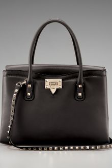 Valentino Studded Leather Tote - Lyst