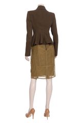 Burberry Prorsum Lace Pencil Skirt