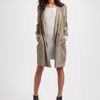 Acne Doublebreasted Trench Coat in Beige - Lyst