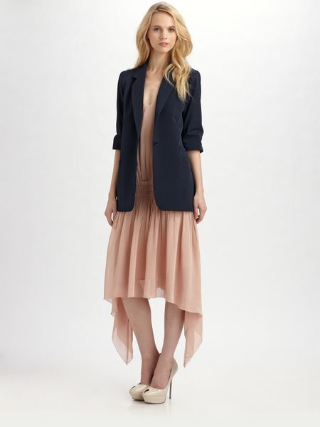 Elizabeth And James Triplepocket James Blazer in Blue (navy) - Lyst