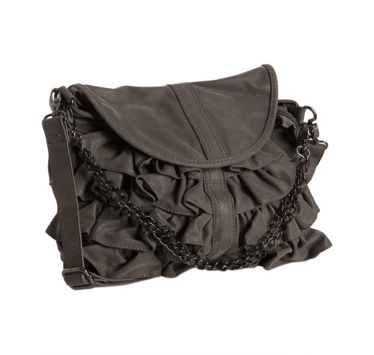 Big Buddha Grey Fabric Daisy Convertible Shoulder Bag in Gray (grey) Lyst