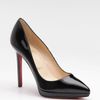 Christian Louboutin Pigalle Plato Patent Leather Platform Pumps in Black - Lyst