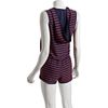 Marc By Marc Jacobs Navy Disco Stripe Hooded Coverup Romper in Blue (navy) - Lyst