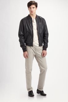 Marc By Marc Jacobs Washed Leather Jacket - Lyst