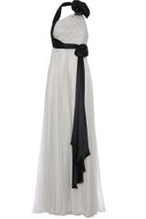 Jenny Packham Jewel Detail Silk Gown