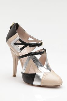 Miu Miu Tri-color Double-buckle Mary Jane Pumps - Lyst