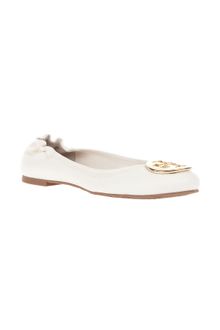 Tory Burch Plaque Detail Ballet Pump - Lyst