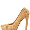 Prada Basketwoven Pump in Brown (tan) - Lyst