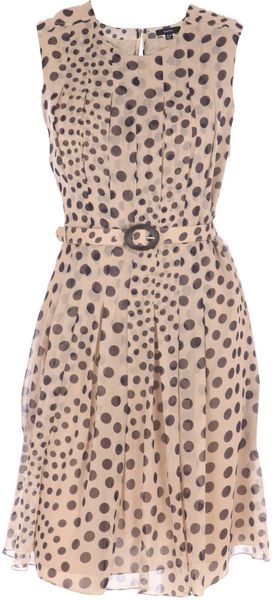 Raoul Silk Georgette Box Pleat Dress - Lyst