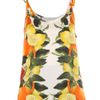 Stella Mccartney Large Citrus Print Top in Yellow (orange) - Lyst