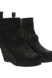 Rick Owens Suede Boots with Concealed Wedge - Lyst