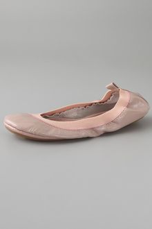 Yosi Samra Elastic Top Line Ballet Flats - Lyst