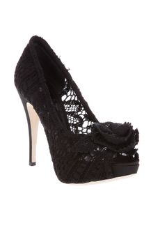 Dolce & Gabbana Lace Pump - Lyst