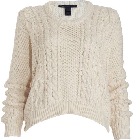 Marc By Marc Jacobs Irish Sweater in Beige (cream) - Lyst