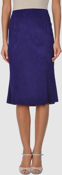 Jitrois Leather Skirt - Lyst