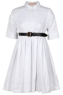 Preen Line Girl Shirt Dress with Belt - Lyst