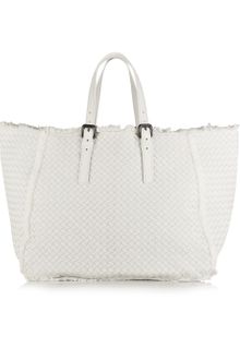 Bottega Veneta Oversized Intrecciato Leather Tote - Lyst