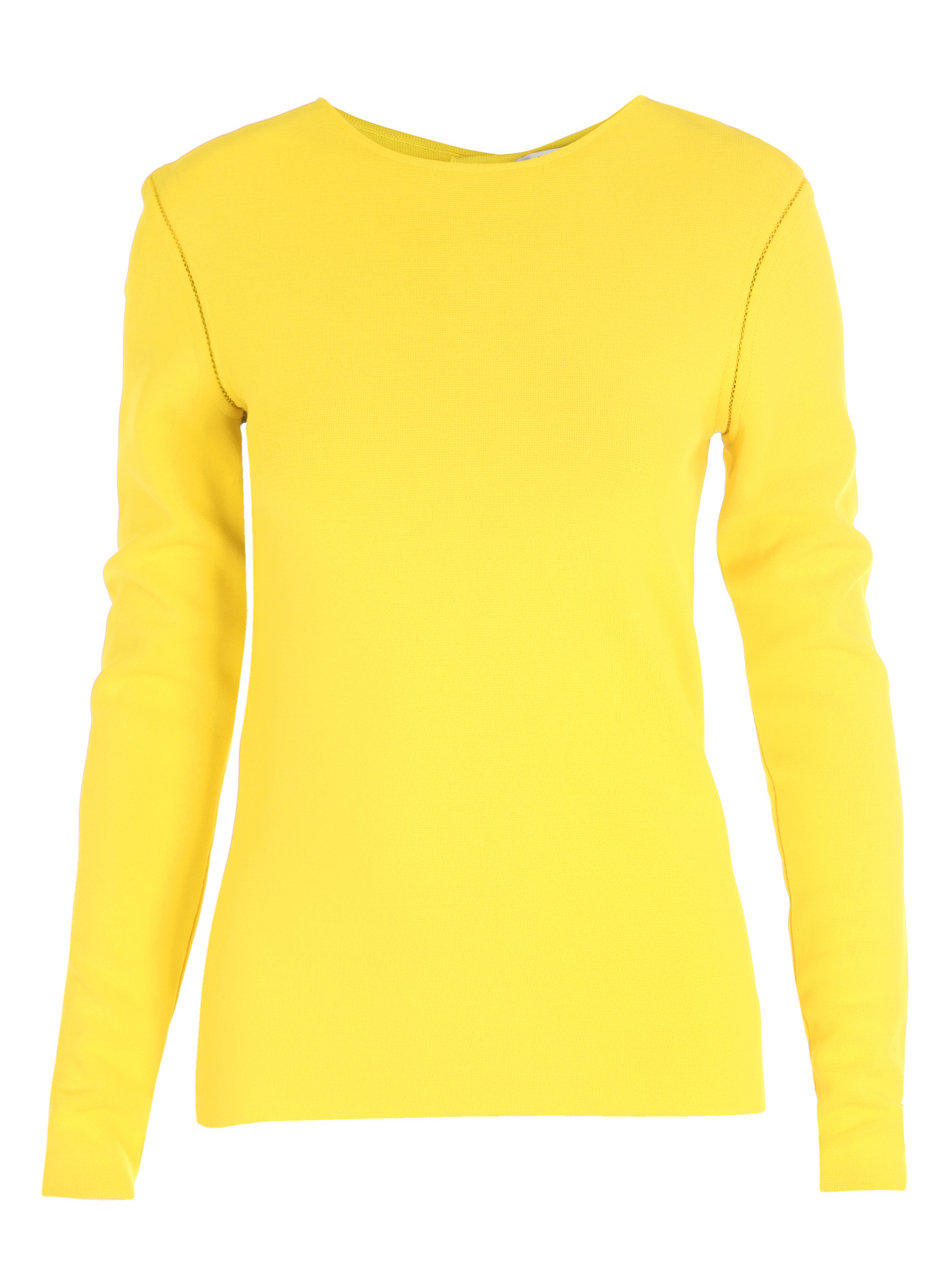 yellow long sleeve cardigan