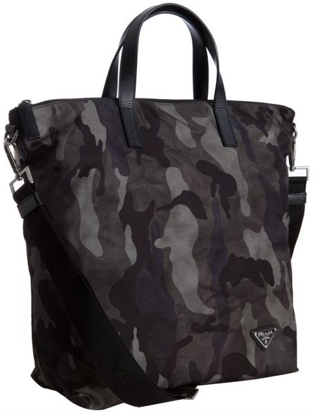 prada camouflage tote