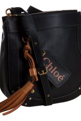Chloé Black Faux Leather Eden Small Crossbody Bag