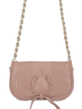 Nina Ricci Lambskin Shoulder Bag - Lyst