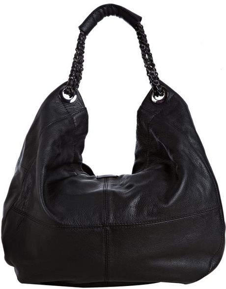 vince camuto pebbled leather hobo bag