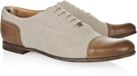Church's Deborah Linen and Leather Shoes in Brown for Men (hazelnut ...