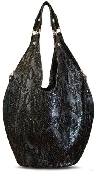 Julie K Handbags Allison in Patent Snake - Lyst